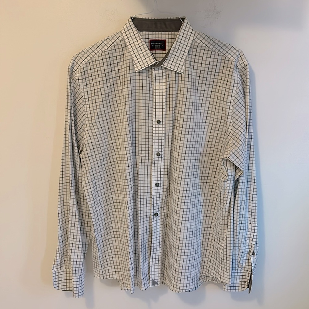 Untuckit Seller - WF Checkered Button Down Shirt